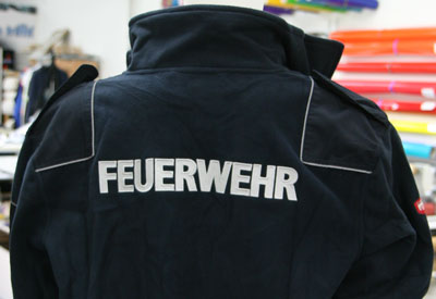 Bestickte Feuerwehr Fleece-Jacken